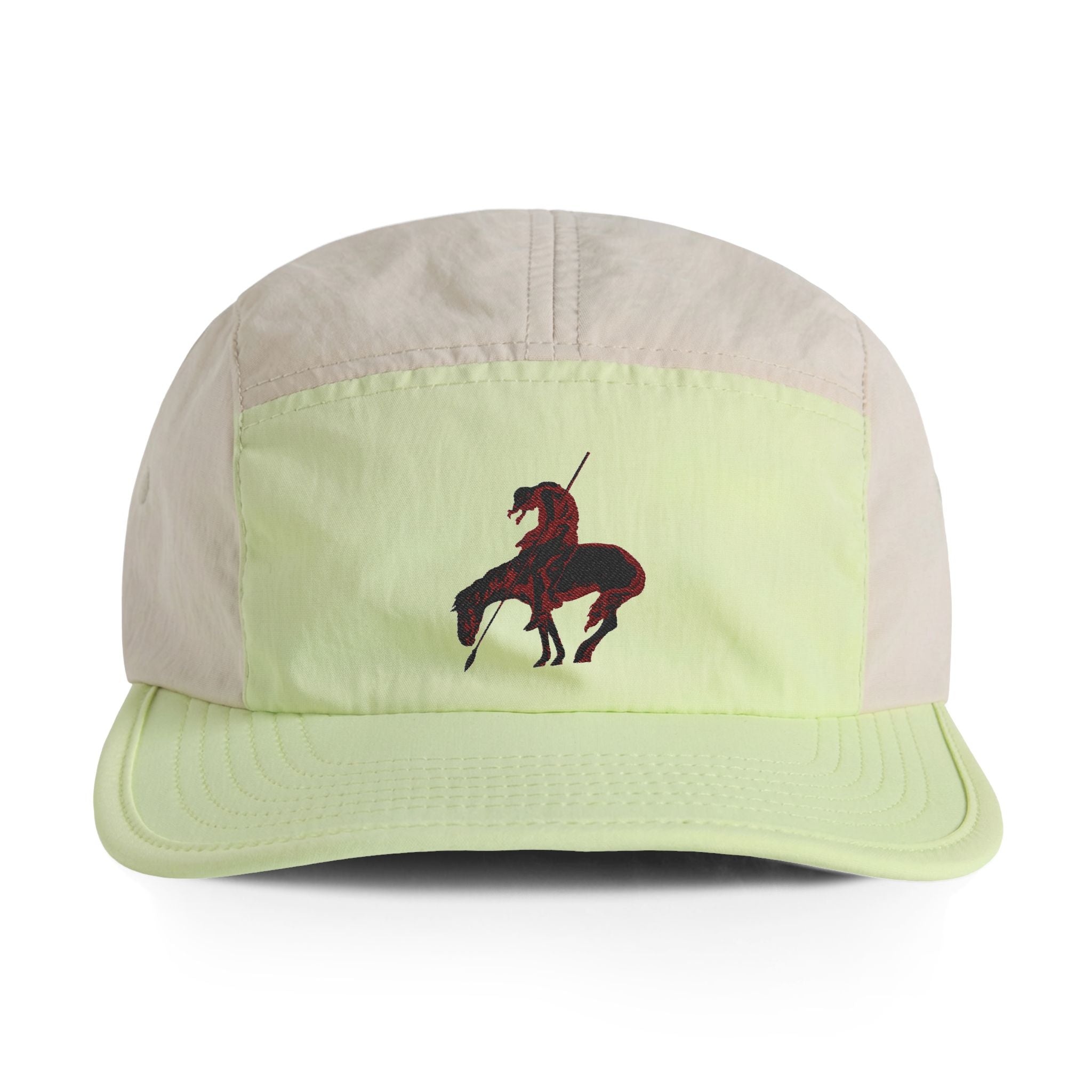 Indigenous Embroidered Nylon Cap — Two‑Tone Finn Outdoor Hat