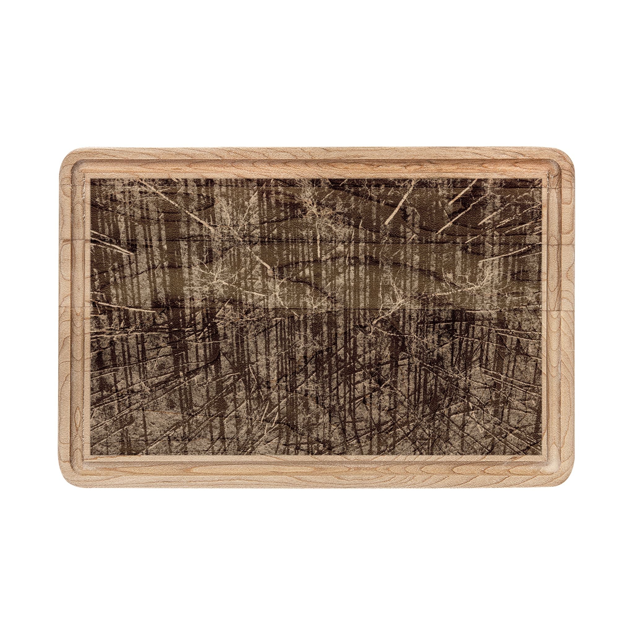 Spring Tree Cutting Board — Rustic Wooden Charcuterie & Serving Board