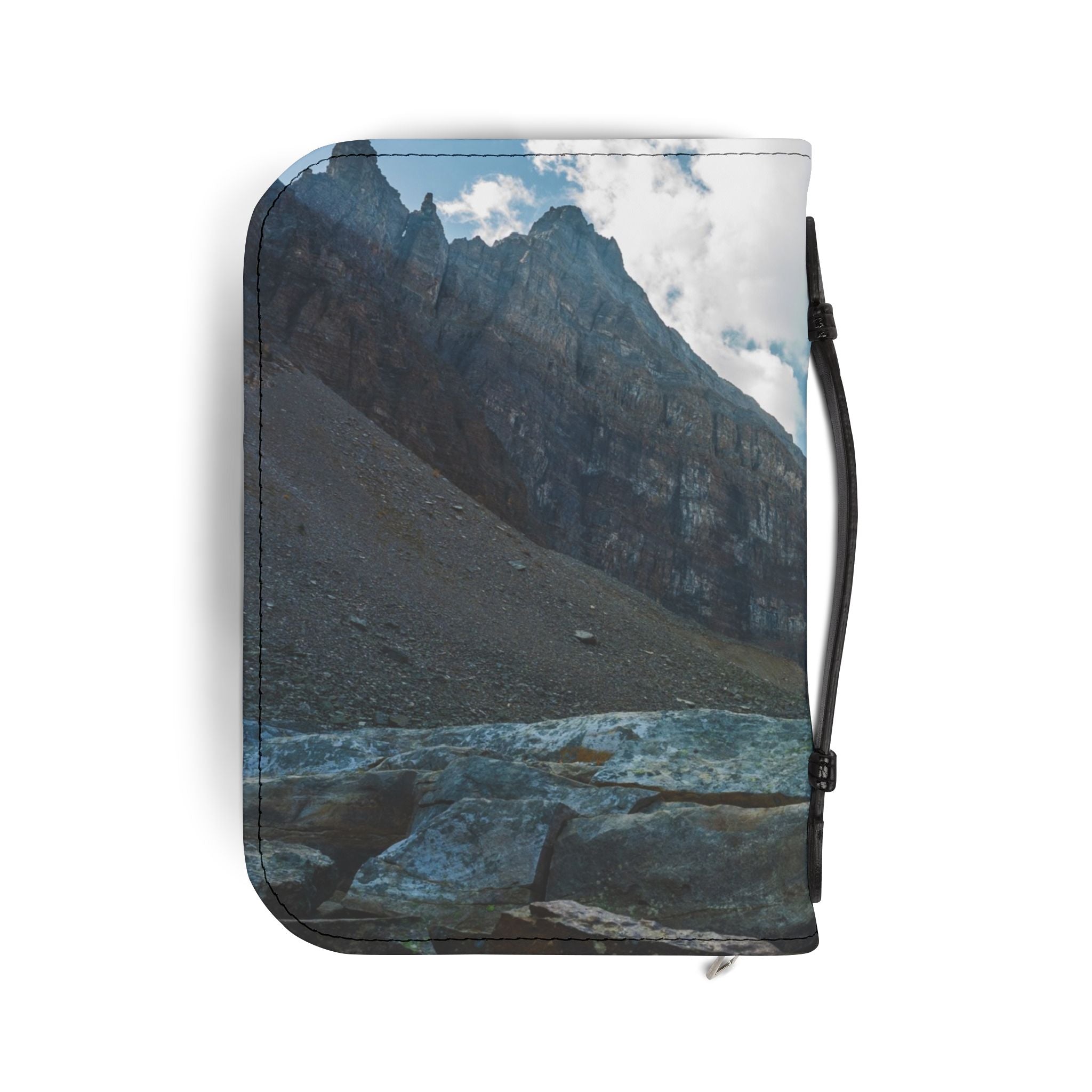 Canadian Rockies Bible Cover — Mountain Landscape Scripture Protector