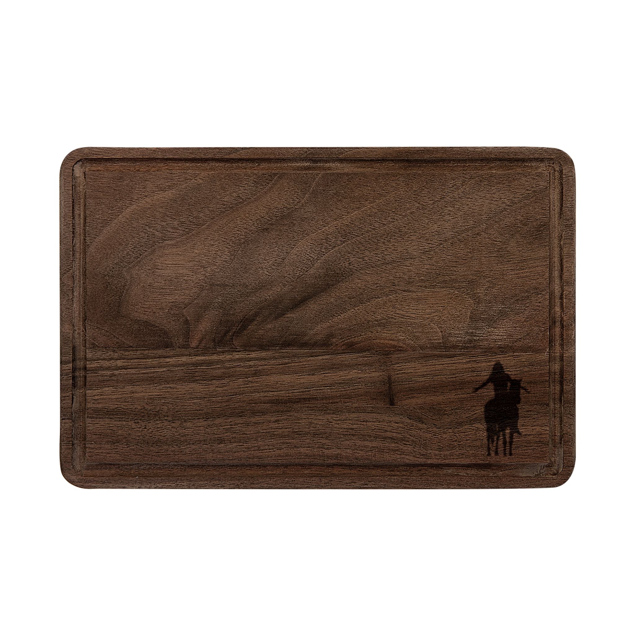 Engraved Maple Cutting Board — Western indigenous Silhouette