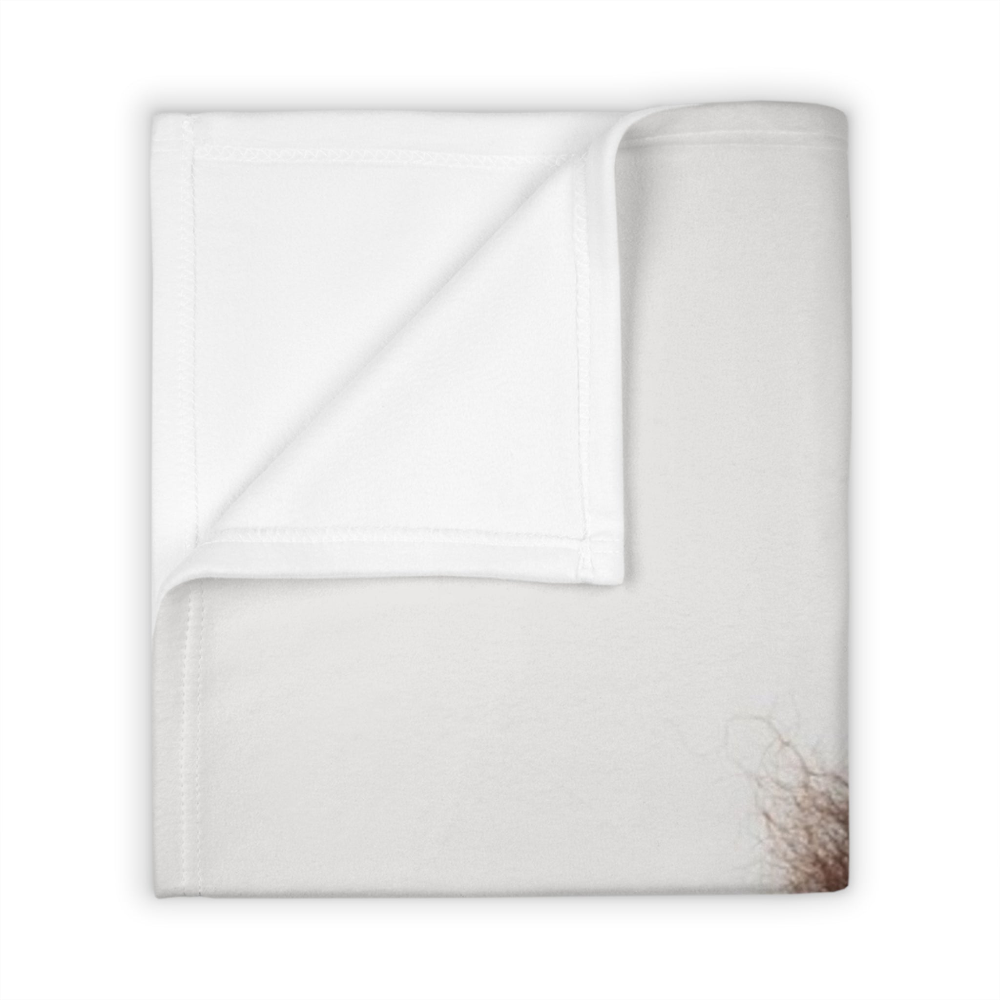 Bison Portrait Throw Blanket — Cozy Wildlife Decor Gift