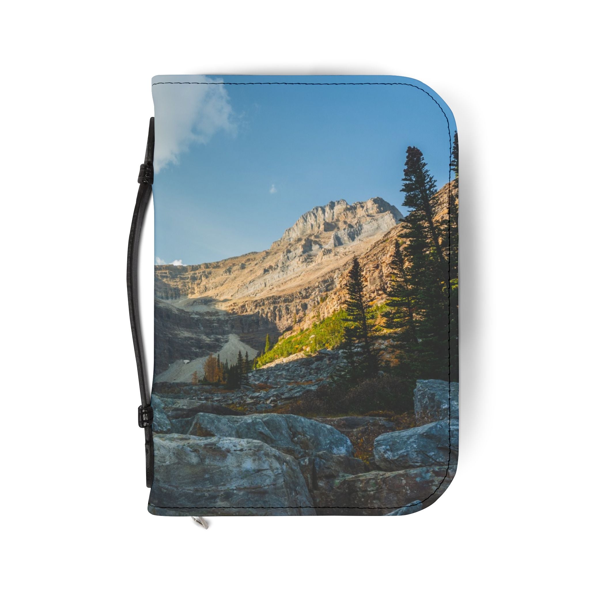 Canadian Rockies Bible Cover — Mountain Landscape Scripture Protector