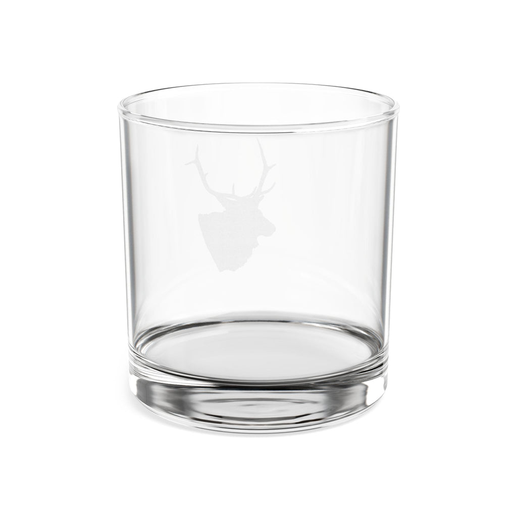 Engraved Stag Whiskey Glass — 10.5oz Personalized Rocks Glass