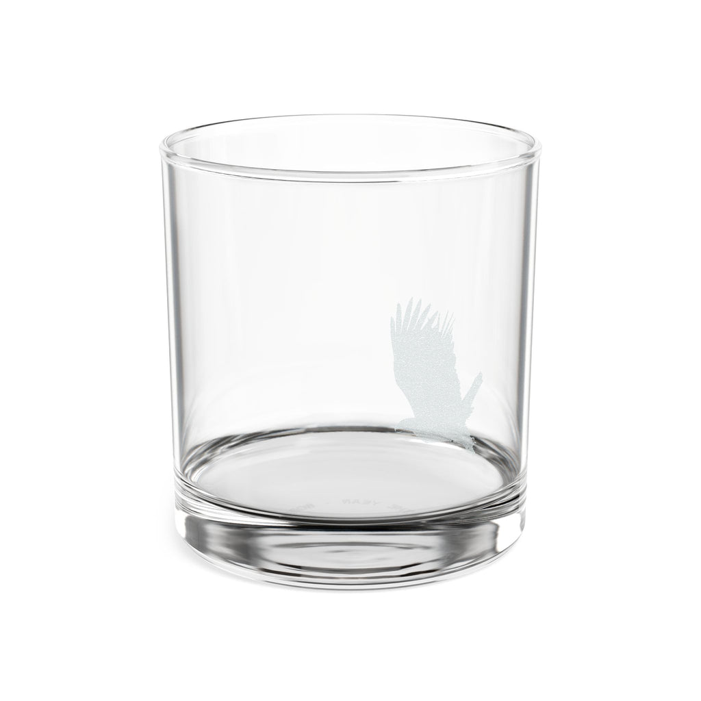 Soaring Bird Engraved Whiskey Glass — 10.5oz Rocks Glass | Father's Day Gift