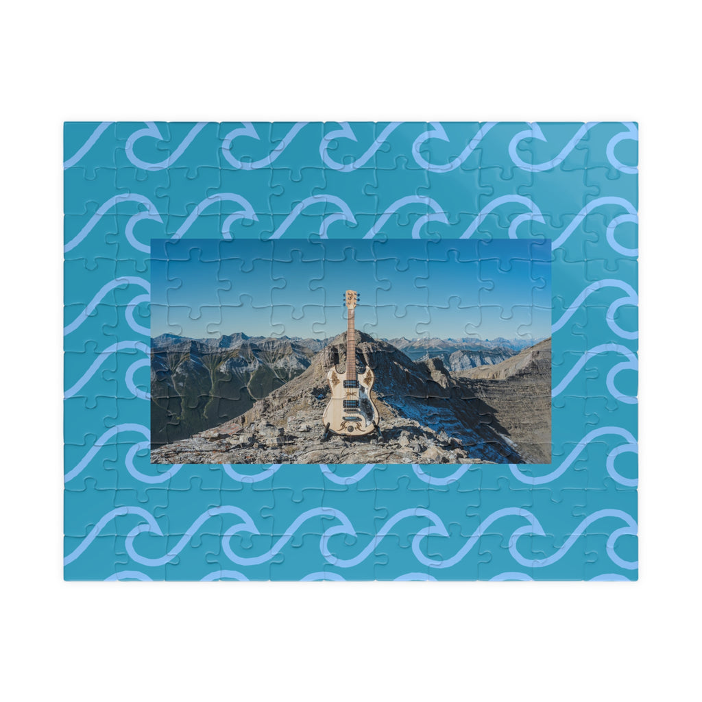Copy of Vintage Gibson Les Paul Canmore Lake Puzzle — 520/1014-Piece Guitar Landscape
