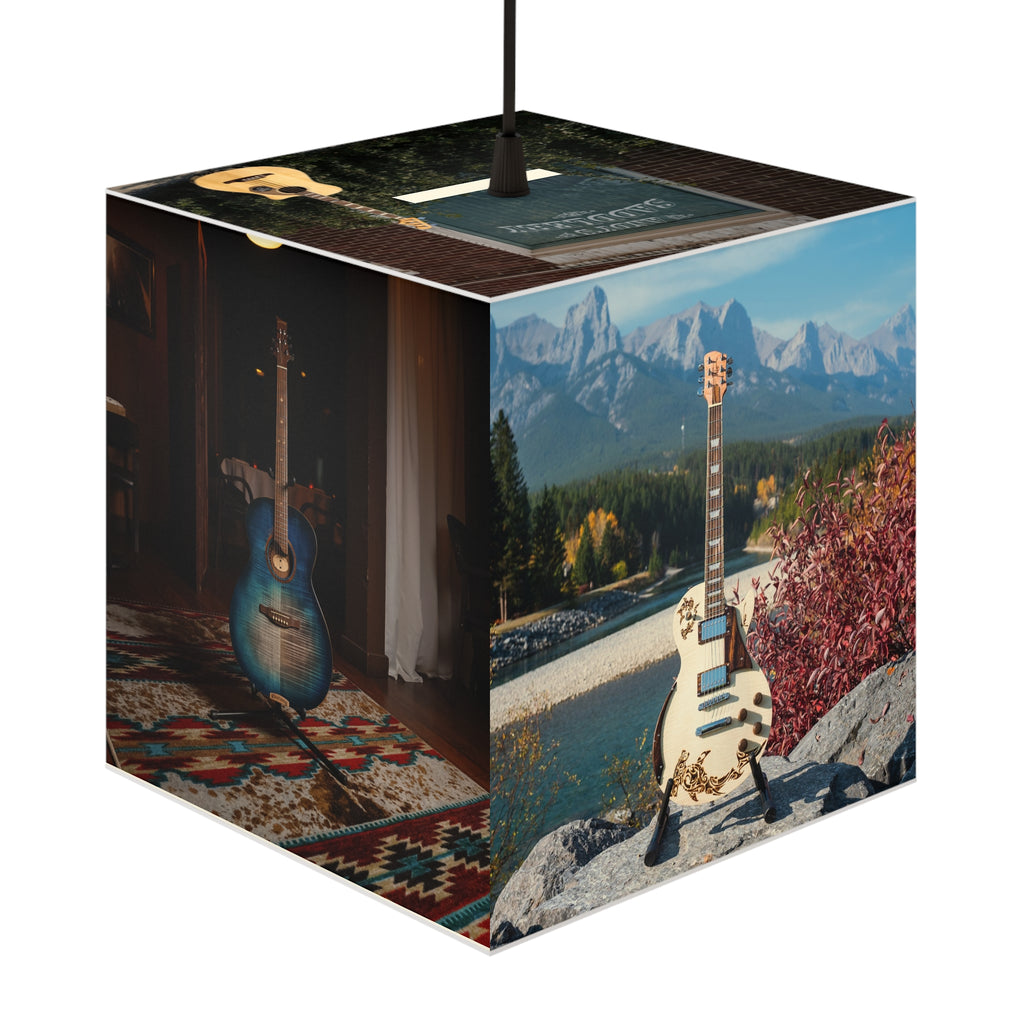 Guitar Photo Cube Lamp — Custom Musician Ambient Light