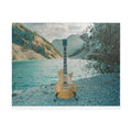 Copy of Motorcycle & Red Guitar Street Scene Jigsaw Puzzle – 110/252/520/1014-Piece