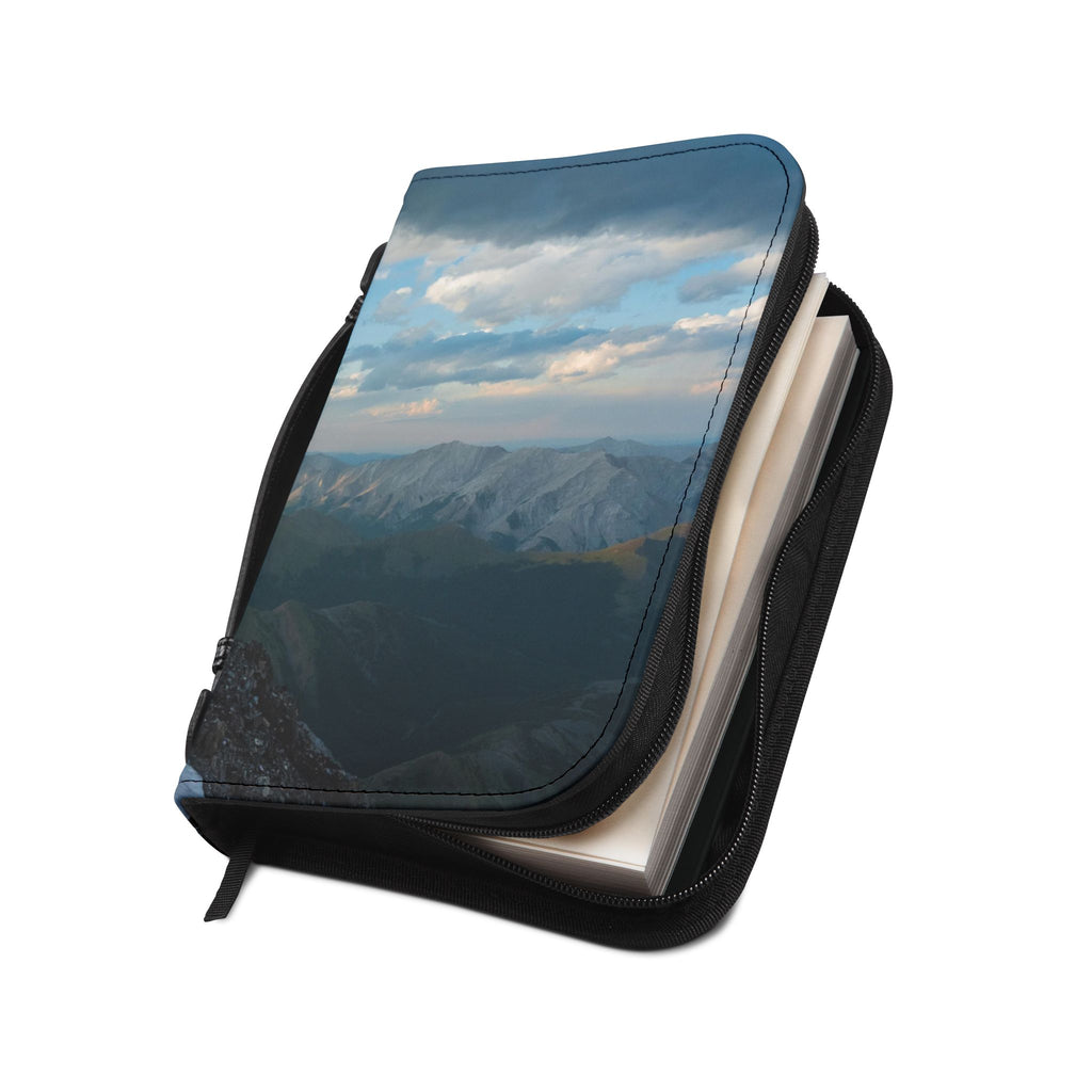 Alberta Rockies Bible Cover — Mountain-Themed Scripture Protector