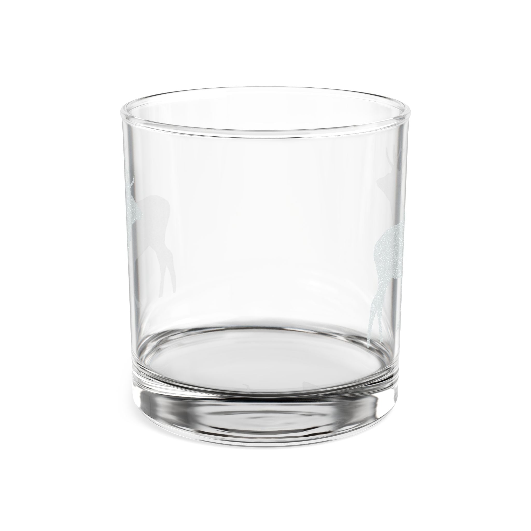 Engraved Deer Whiskey Glass 10.5oz – Rustic Elk Rocks Glass for Groomsmen, Hunting Gifts & Fathers Day