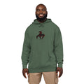 Vintage Horse Rider End of the trail Hoodie — Distressed Equestrian Graphic Pullover