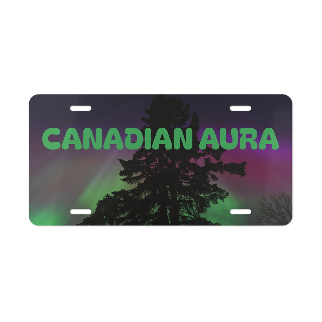 Canadian Aura Vanity Plate – Northern Lights License Plate Decor