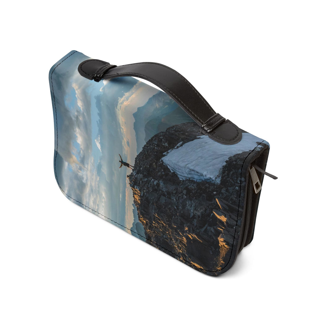 Alberta Rockies Bible Cover — Mountain-Themed Scripture Protector