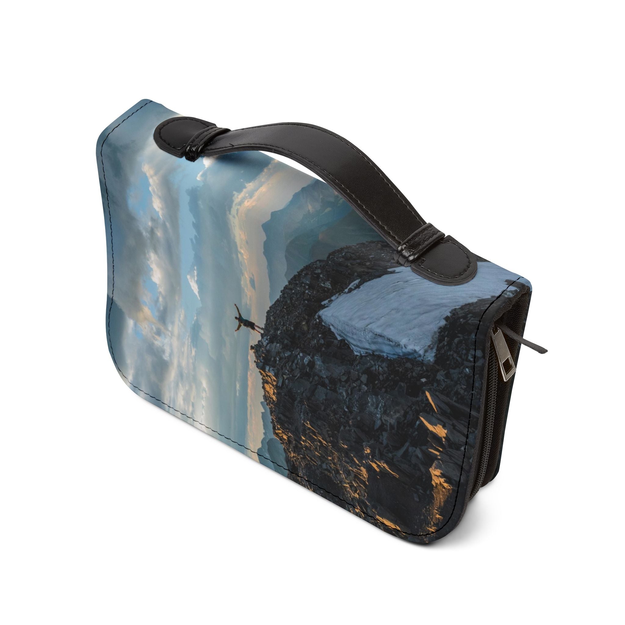 Alberta Rockies Bible Cover — Mountain-Themed Scripture Protector