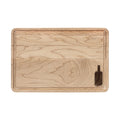 Buck Shack Wine Bottle Cutting Board — Rustic Wooden Charcuterie & Serving Board