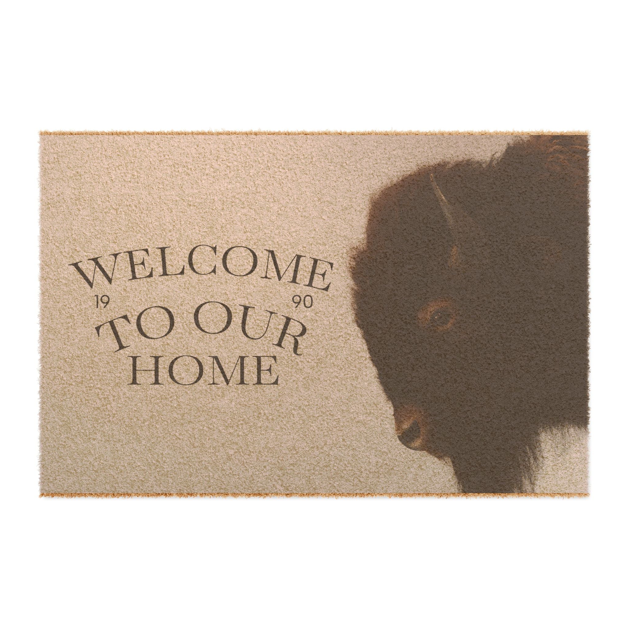 Welcome to Our Home Buffalo Doormat