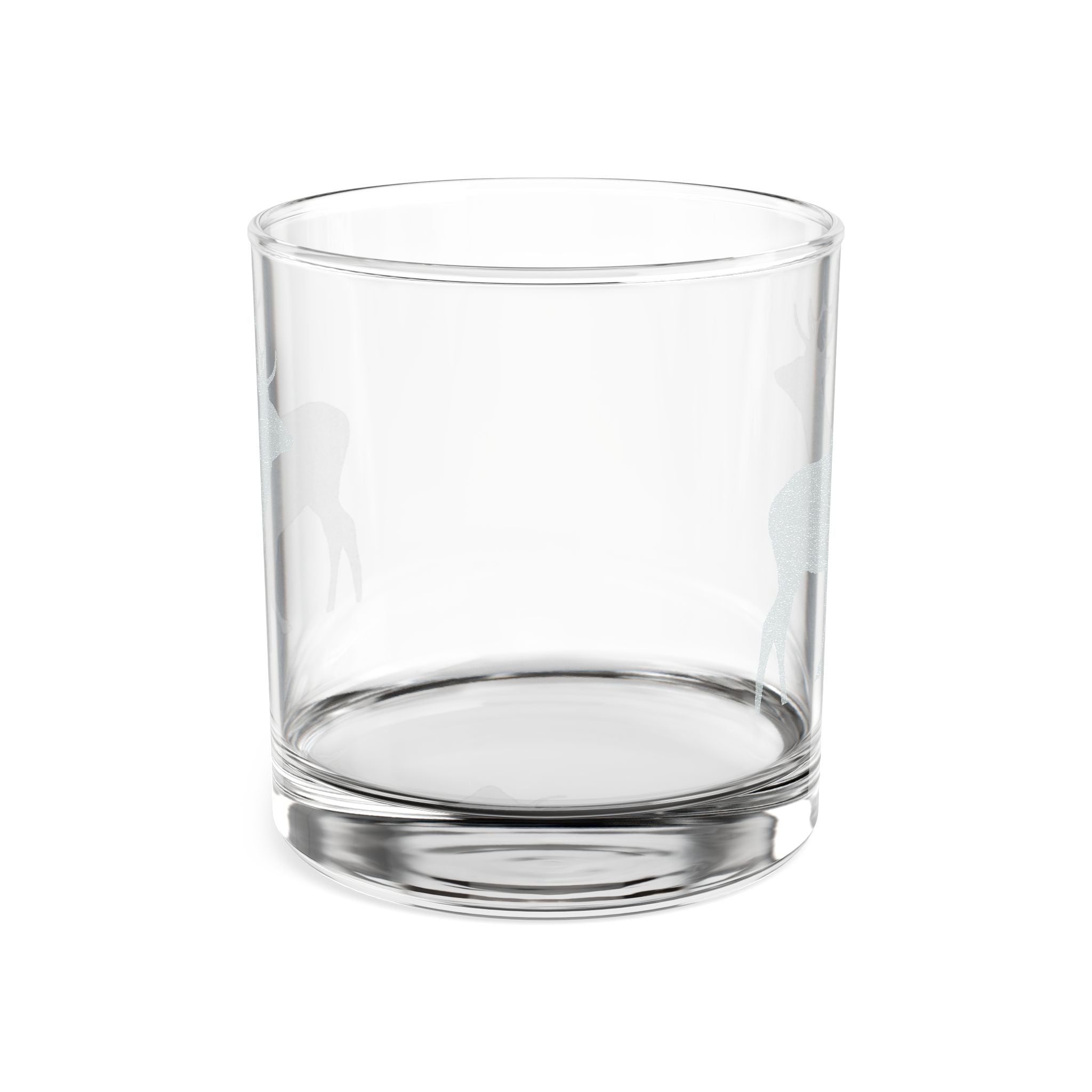 Engraved Deer Whiskey Glass 10.5oz – Rustic Elk Rocks Glass for Groomsmen, Hunting Gifts & Fathers Day